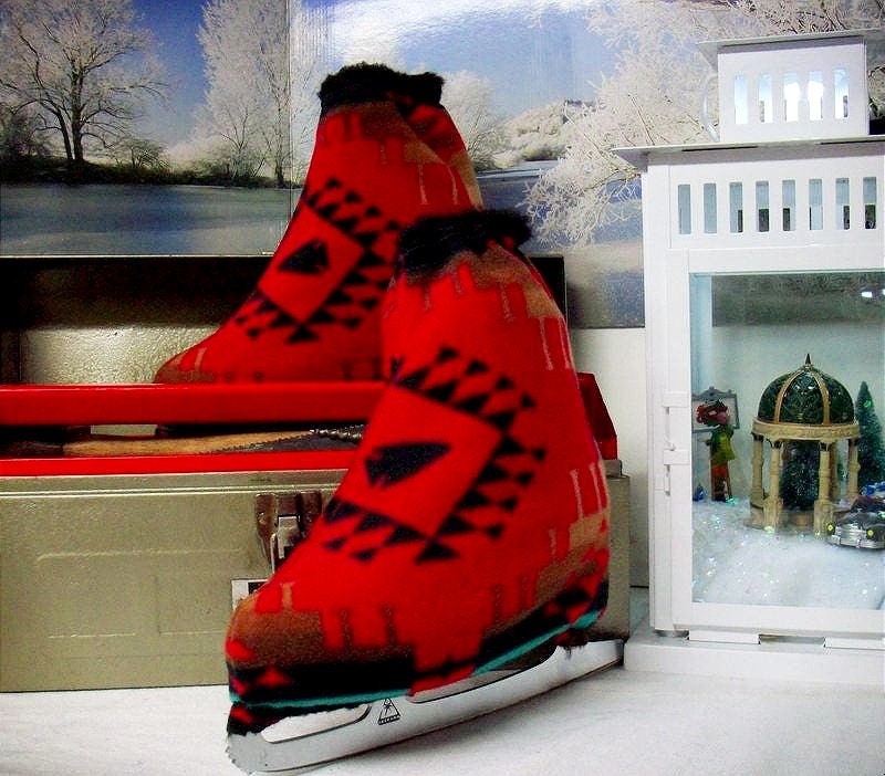 Melvage's Ice Skate Boot Warmers & Hockey Slipovers MOON Etsy