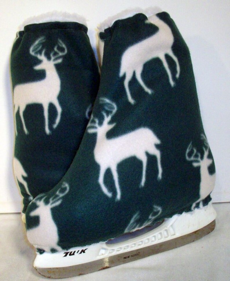 DEER HUNTER Melvage/'s Ice Skate Boot Warmers and Hockey Blades Slip On Size 7-10