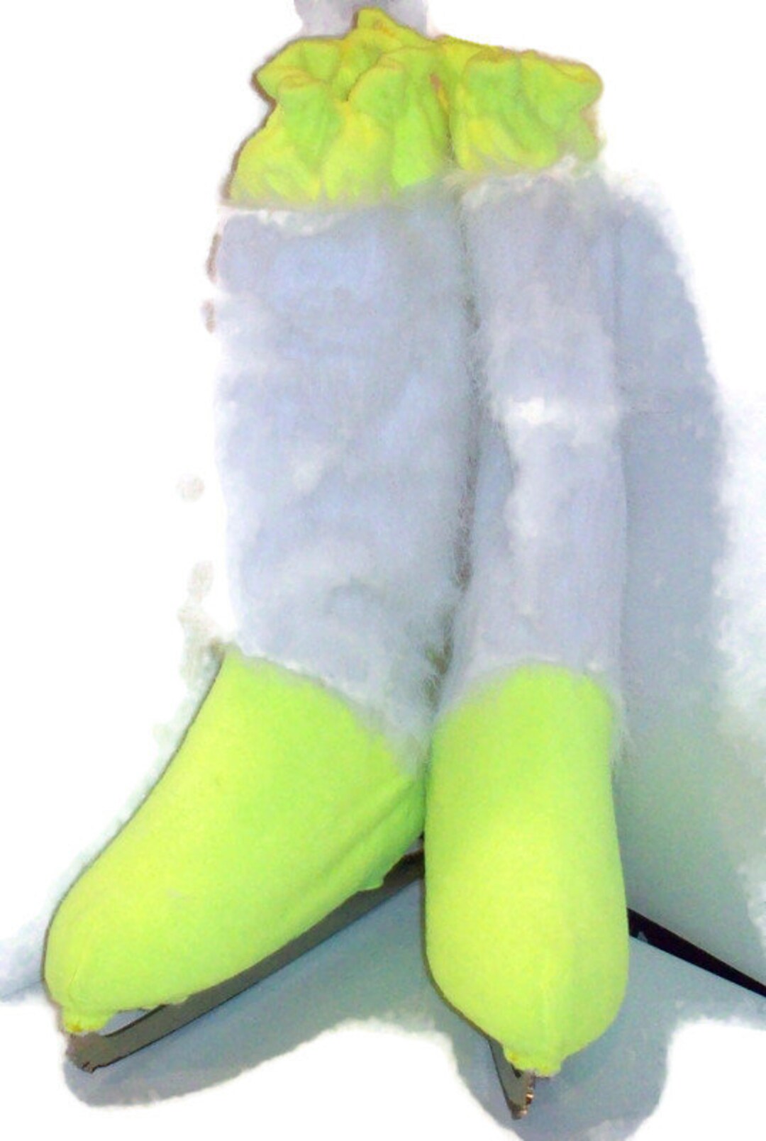 Melvages Ice Skate Boot Warmers Bottes Longues Neon Taille Etsy France