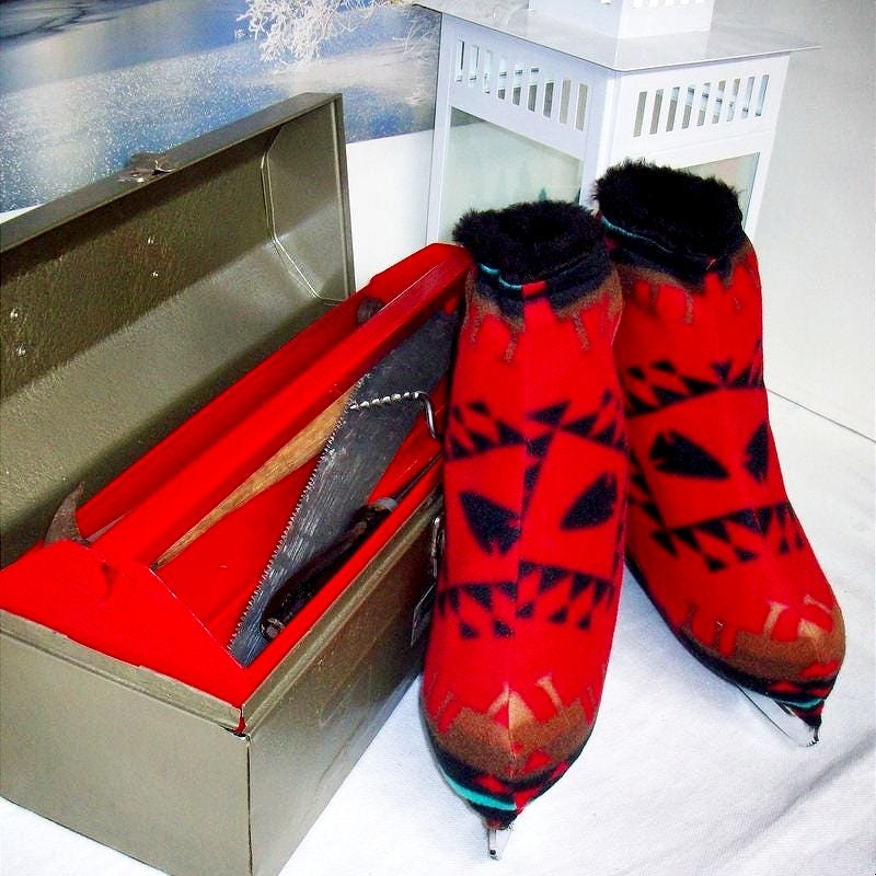 Melvage's Ice Skate Boot Warmers & Hockey Slipovers MOON Etsy