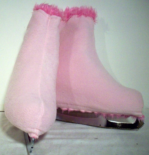 pink ice skating boots