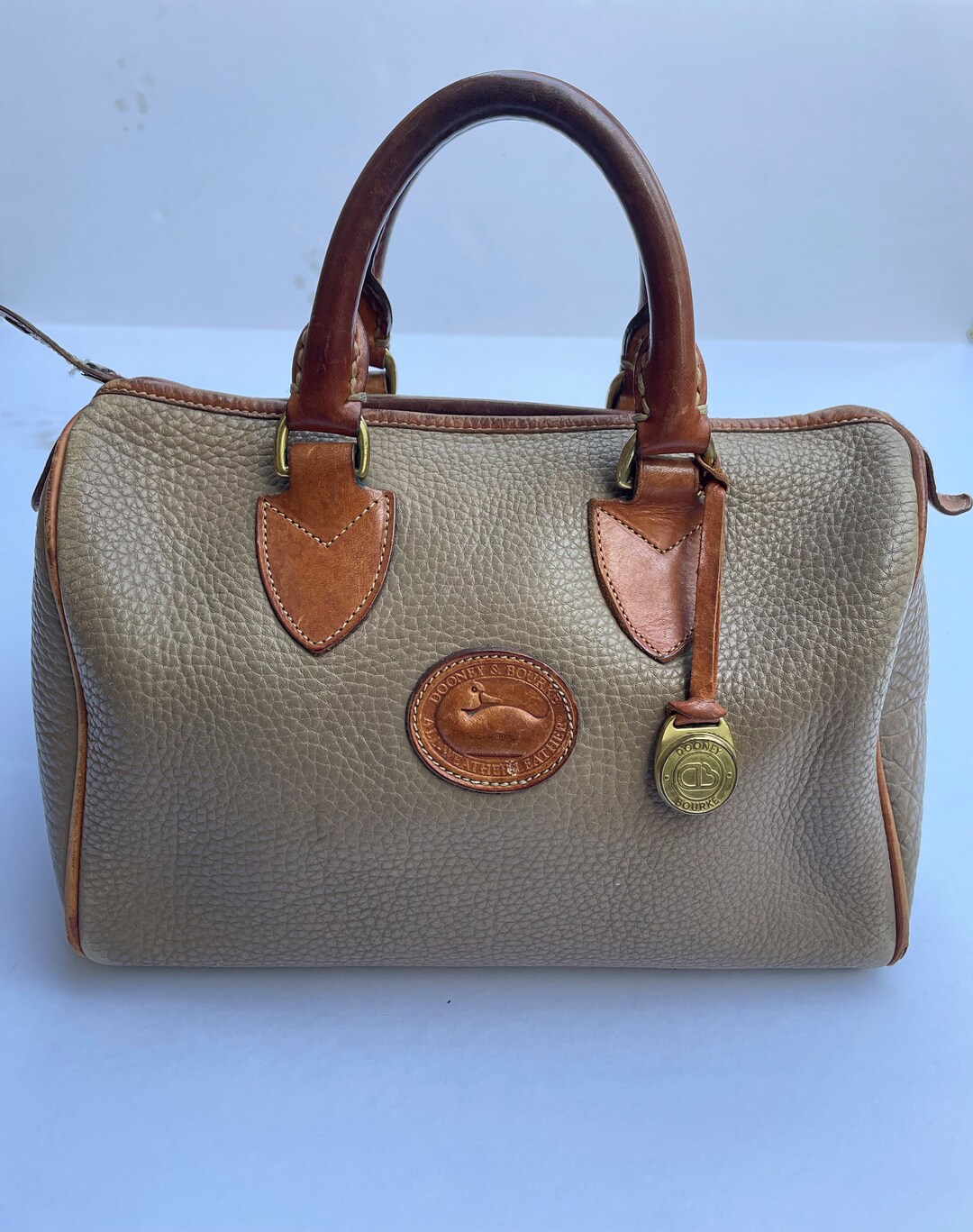 Dooney & Bourke Borsa Monogramma Beige | Tela Rivestita Con Tracolla, Zip E Tasche | Borsa Versatile Per Ogni Occasione - 2