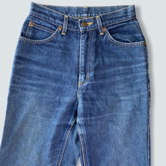 Vintage Lee Denim 24 x 30 Womens Jeans Distressed… - image 5
