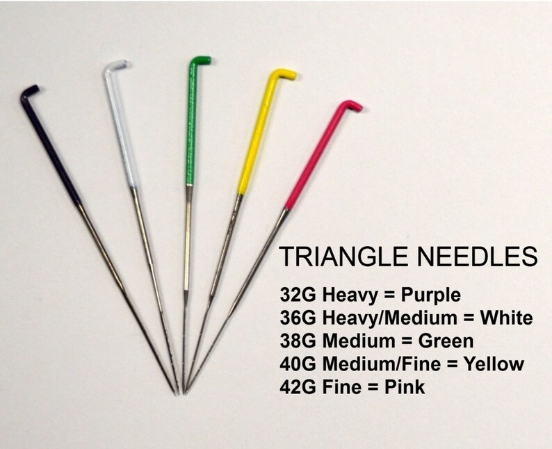 TRIANGLE FELTING NEEDLES / Color Coded Variety Pack / 32 gauge Etsy