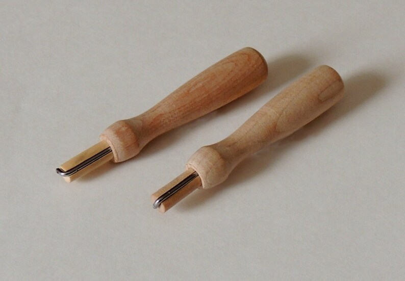 WOODEN NEEDLE HOLDER / Two felting needle holders including Etsy