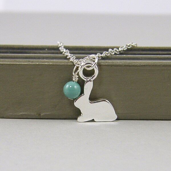 Sterling Silver Rabbit Charm - Etsy