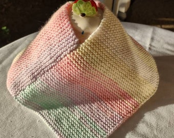 Knitted Baby Poncho