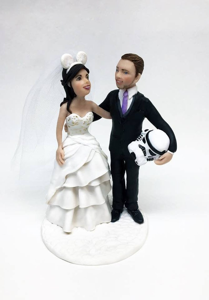 Toppers Customized 1950s Wedding Couple Cake Topper Cake Topper