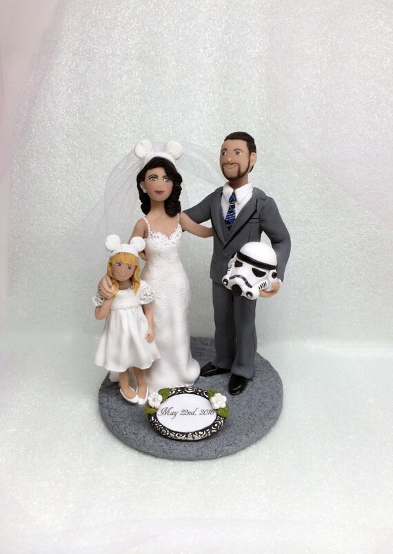 Storm Trooper Disney Themed Wedding Cake Topper From Your Etsy