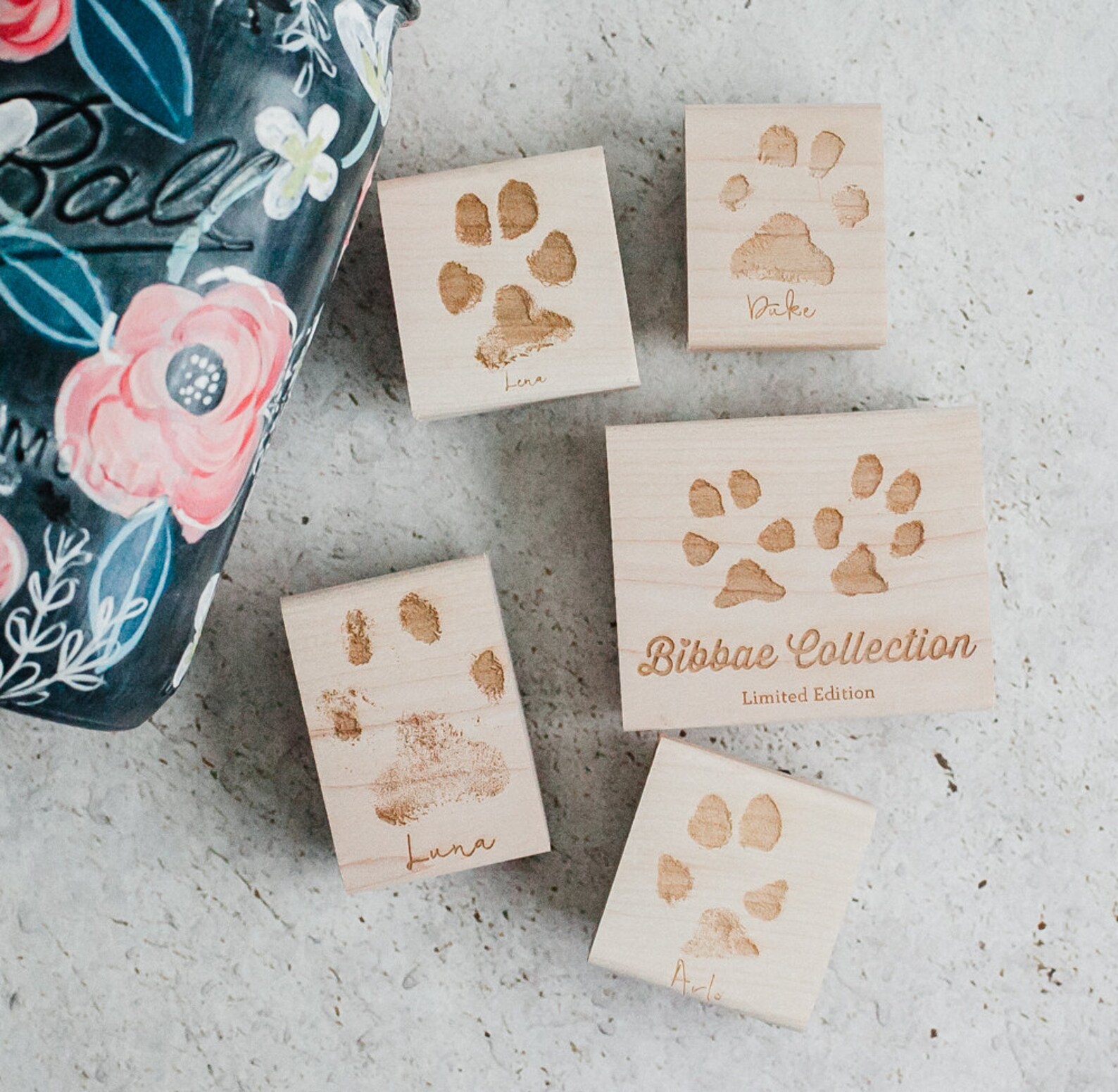 Pet Paw Print Stamp Custom Paw Stamp Pet Christmas Rubber Etsy