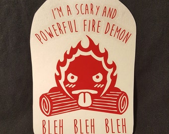 Cranky Calcifer Decal