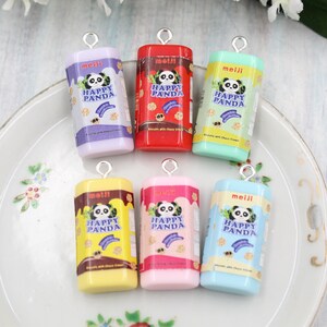 Assorted Mini Biscuit Resin Charms 3D Resin Pendants Handmade DIY Jewelry Earring Necklace Bracelet Decorations