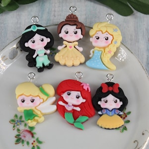 Assorted Mini Cartoon Resin Charms Flat Back Cabochon Packs Handmade DIY Jewelry Earring Necklace Bracelet Decorations