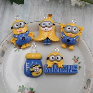 Assorted Mini Cartoon Resin Charms Flat Back Cabochon Packs Handmade DIY Jewelry Earring Necklace Bracelet Decorations