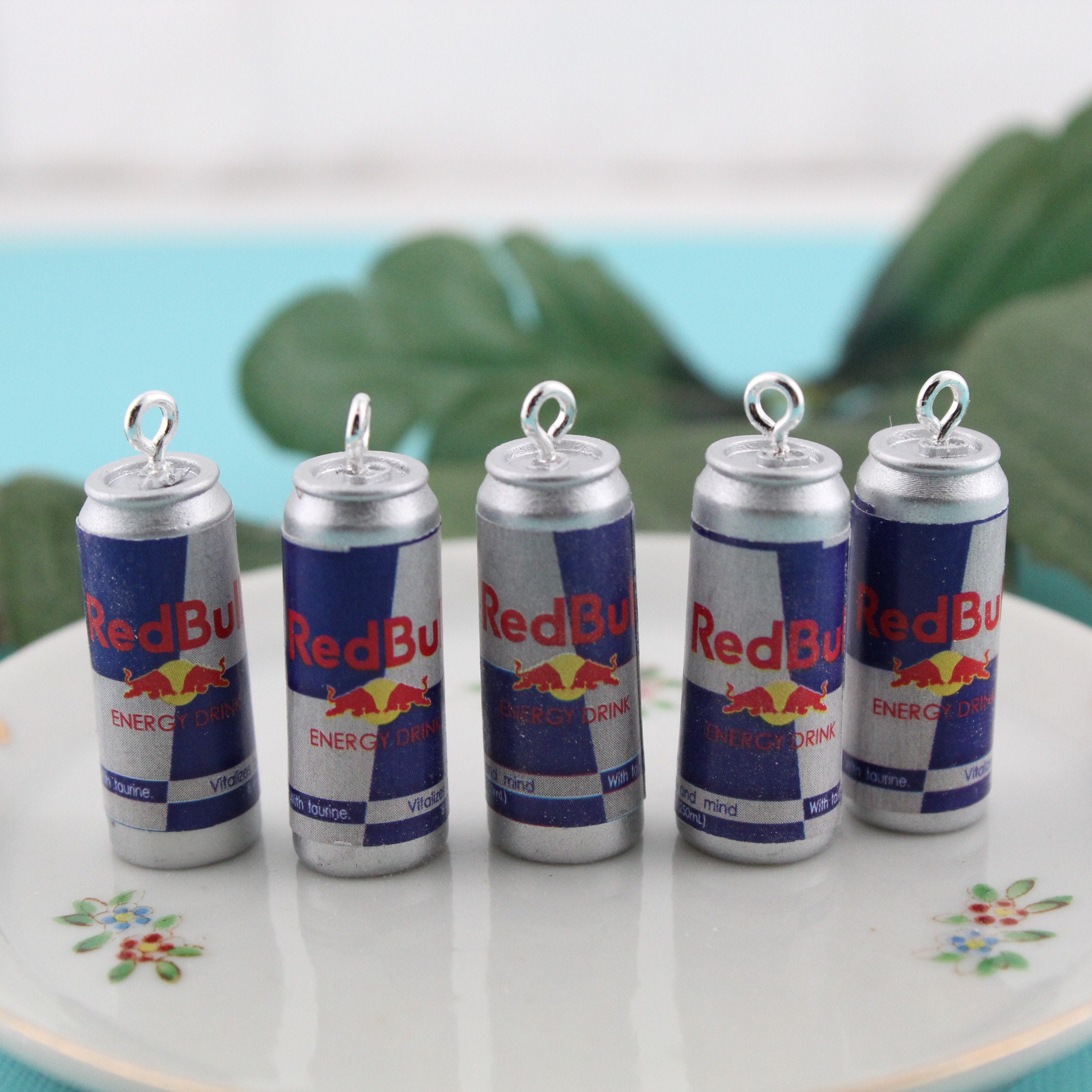 LiQunSweet 3 Pcs Cup Charms - DIY Handle Charms For Mugs, Bottles, Keychains, Cactus & Tropical Designs
