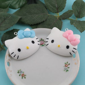 Set of 4 Mini Cartoon Resin Charms Flat Back Cabochon Packs Handmade DIY Jewelry Earring Necklace Bracelet Decorations