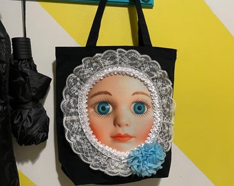 Doll Canvas Tote Bag