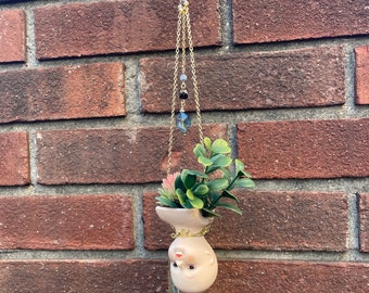 Classic Creeper Doll Bust Succulent Planter Horror Decor