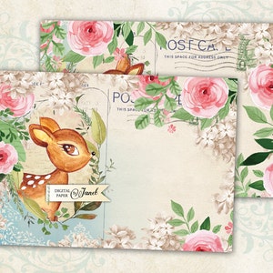 Posta d'arte, Oh caro, Caro bambino caro, Cartolina stampabile, Diario spazzatura, Abbellimenti Scrapbooking, Cartoline di diario, Cartoline d'auguri, Ephemera