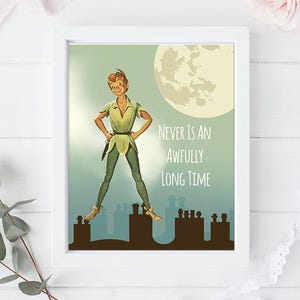 Peter Pan Ephemera Circles – Fairy Tale Junk Journal versieringen (afdrukbaar JPG A4-vel) afbeelding 4