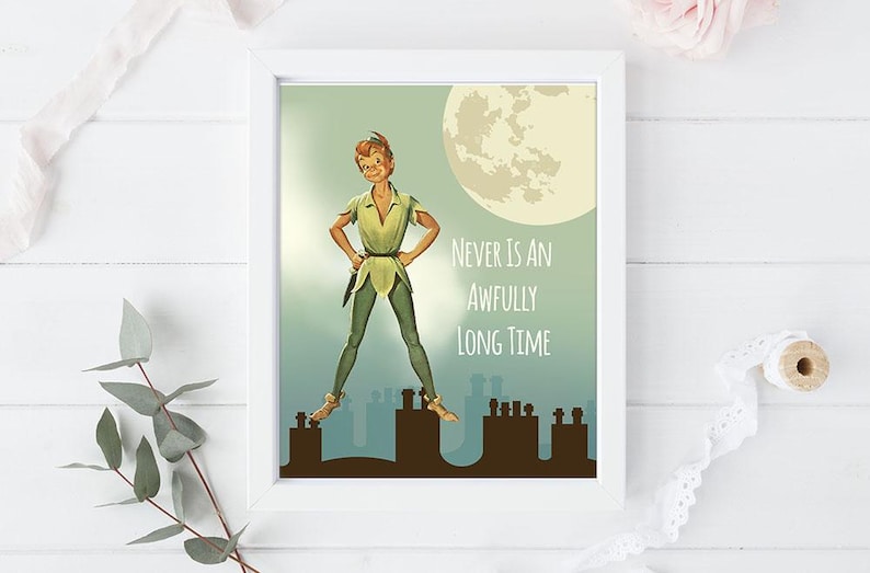 Peter Pan Ephemera Circles – Fairy Tale Junk Journal versieringen (afdrukbaar JPG A4-vel) afbeelding 4