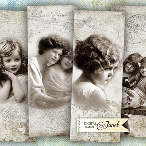 Diario dell'anima, Segnalibri, Segnalibri stampabili, file ART, effimeri, Artigianato fai da te, Cricut, Scrapbooking, Segnalibri digitali