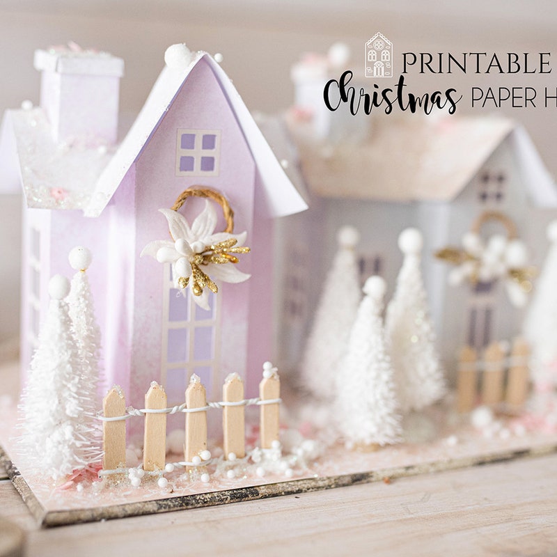 Putz House Printable - Etsy