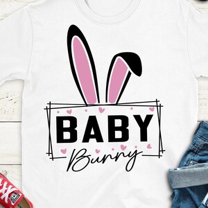 Baby Bunny svg, Easter svg, Easter svg Files, Family Bunny SVG, Easter svg pour les enfants, Cute Easter svg png Cricut Cut file Téléchargement numérique