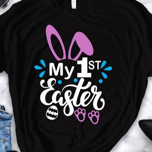 My First Easter Svg, 1st easter, babys first easter SVG, Bunny svg Cricut Cut file Téléchargement numérique