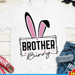 Brother Bunny svg, Easter svg, Easter svg Files, Family Bunny SVG, Easter svg for Brother, Easter 2022 svg Cricut Cut file Téléchargement numérique