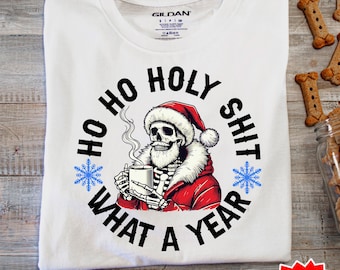 Christmas Png, Funny Christmas, Christmas Humor Png,Skeleton Santa Claus Png Christmas sublimation, Retro Holidays png, trendy Christmas png