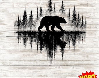 Cool Bear PNG, Sunglasses Bear Clipart, Hipster Animal Design, Funny Bear Sublimation File, Trendy Wild Animal Digital Download
