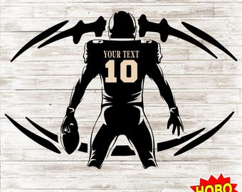 Football Player Svg, Sports Svg, Football Svg, Customized Football Player Svg, American Football svg, Personalized Football Player svg png
