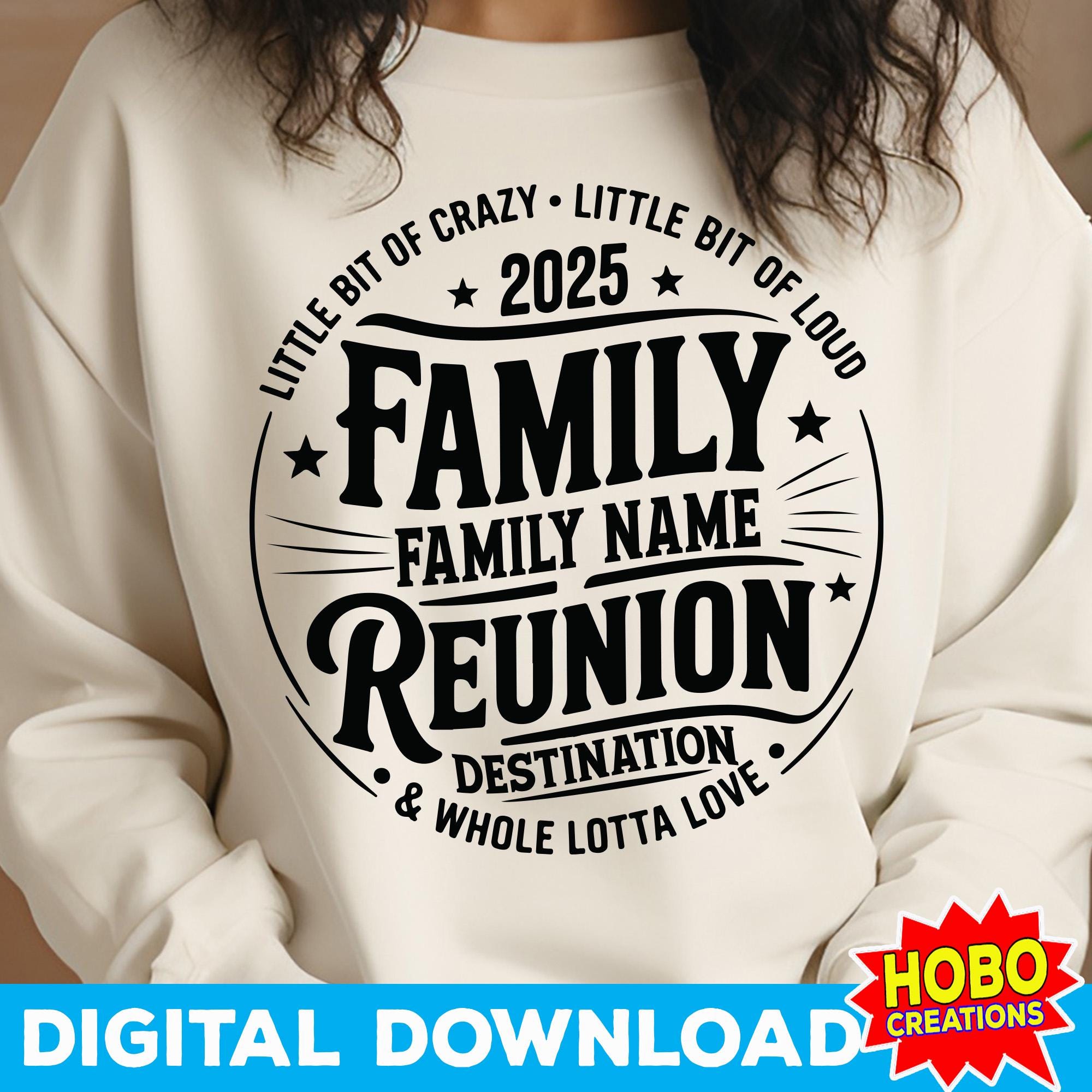 Family Reunion SVG 2025 Custom Family Name PNG Matching Shirt Design ...