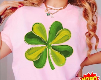 St. Patrick's Day PNG, Shamrock png lucky sublimation, st patty Clipart, love Shamrock png,St. Patty's Day Sequin Style Shirt