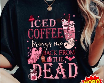 IJskoffie png, Halloween png, koffie png, spookachtig seizoen png, grappig halloweenspook, herfstsublimatie, schattig spook png, bougiespook png