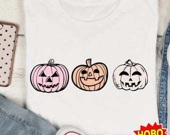 Leuke pompoen svg, Jack O Lantern Svg, Halloween Svg, sublimatie Halloween, Retro Halloween Svg png cricut bestand silhouet digitale download