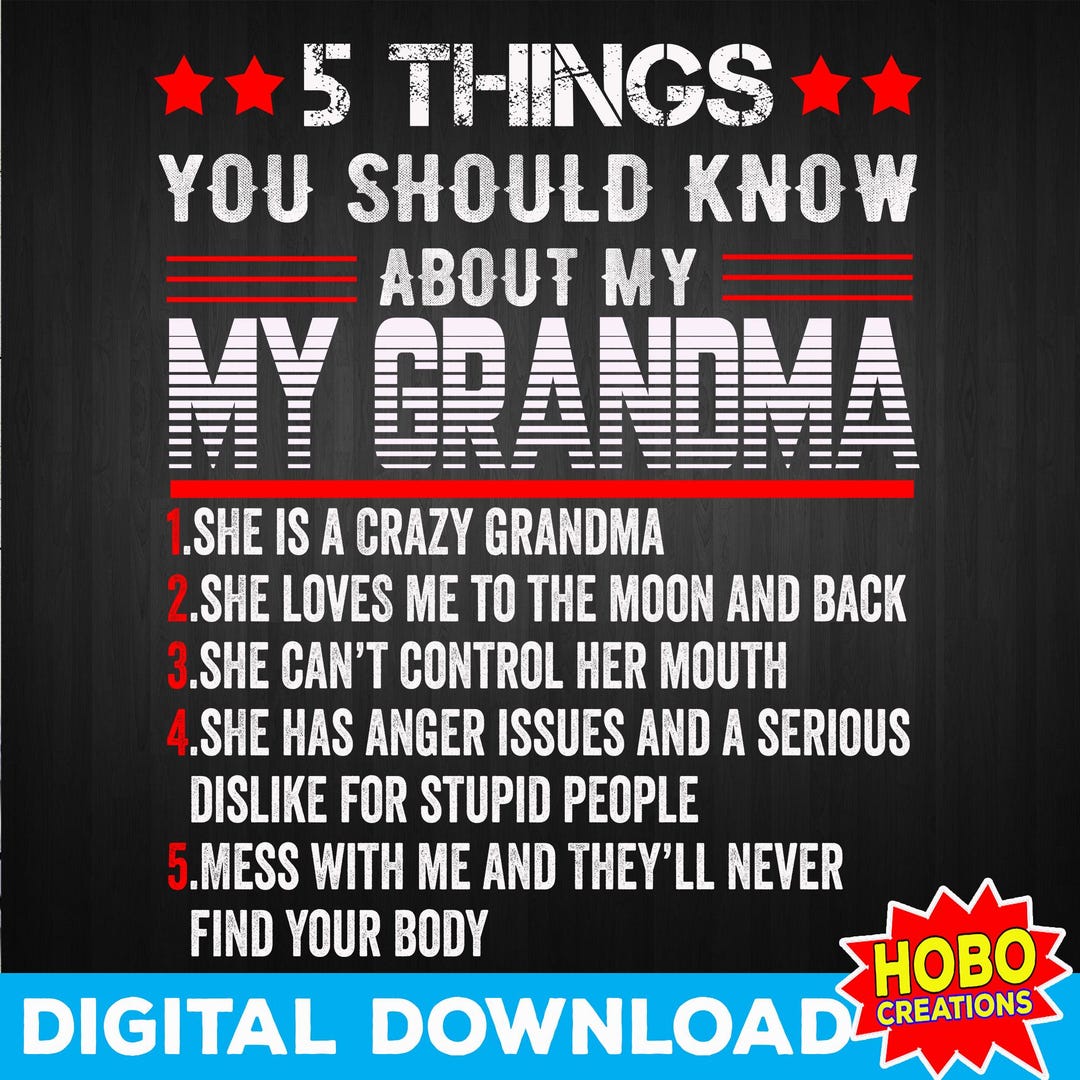 5 Things You Should Know About My Grandma Png, My Grandma Png