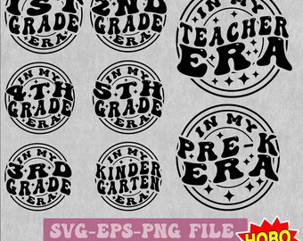 In My Teacher Era Svg Bundle, Teacher Era Svg, 1st Grade Era Svg ...