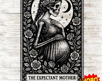 Expectant Mother PNG, Pregnant Woman Silhouette Clipart, Maternity Digital Art for Baby Shower Decor, Motherhood Designs and Invitations