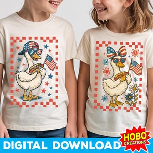 Passender 4. Juli Geschwister PNG, Bruder Schwester Paterzischer Clipart, Junge Mädchen Rot Weiß Blau Shirt Design, niedliche USA Passender digitaler Download