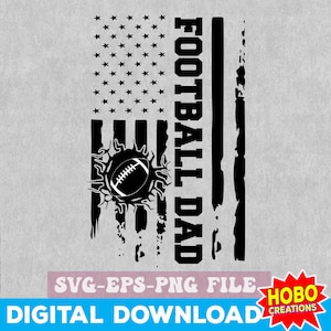 Football papa SVG PNG, football papa vie Svg, football papa chemise Svg, football homme Svg, football famille Svg, fichier cricut svg fan de football