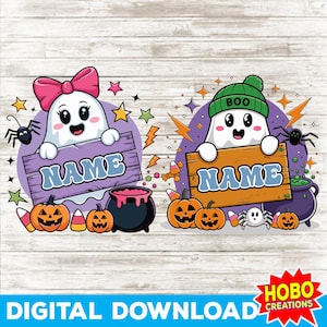 Boo Halloween png personnalisé, Halloween personnalisé png, Boo Boo Crew png, Halloween PNG pour garçons et filles, conception d'Halloween personnalisable