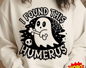 Ho trovato questo omero Svg, Halloween Svg, divertente Halloween Svg, divertente fantasma Svg, Halloween Joke Cricut Cut File Download digitale