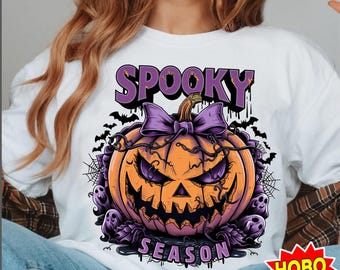 Spooky Season Png, Retro Halloween Png, Pumpkin Png, Halloween Png,  smiley face png, trendy Halloween shirt design, retro png, spooky
