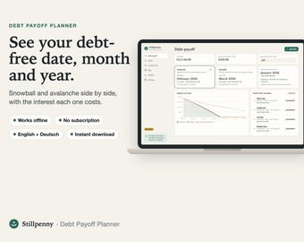 Debt Payoff Planner App, Snowball vs Avalanche Calculator, Offline Tracker