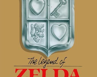 Legend of Zelda NES & Famicom Cover 12" x 16", 18" x 24" Video Game Poster