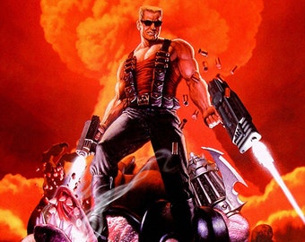 Vintage NOS 90s Duke Nukem Night Strike Duke Combat MP 5 Submachine Gun ...