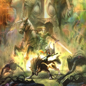 ゼルダの伝説　スカイウォードソード　ポスターB2 Amazon.co.jp: CGC Hugeポスター – ゼルダの伝説スカイウォード
