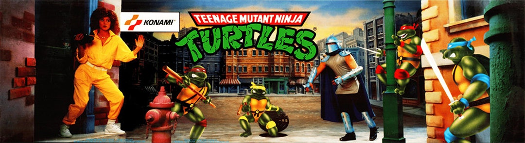 プラグマタ ポスター ダミジャケ セット Teenage Mutant Ninja Turtles, Arcade, 10 X 36
